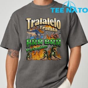 Tralalelo VS Brr Patapim Funny Italian Brainrot Shirt 7