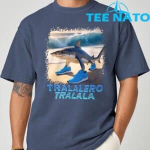 Tralalero Tralala Italian Brainrot Meme T Shirt 5