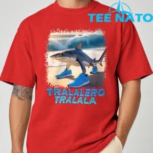 Tralalero Tralala Italian Brainrot Meme T Shirt 8