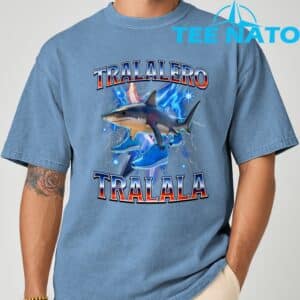 Tralalero Tralala Shark Meme Bootle T Shirt 4