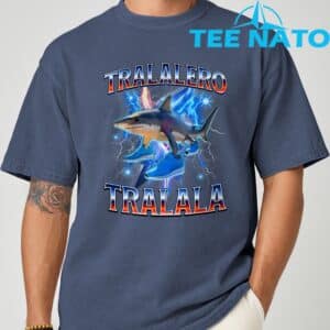 Tralalero Tralala Shark Meme Bootle T Shirt 5