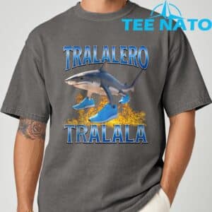 Tralalero Tralala Shark Meme T Shirt 1