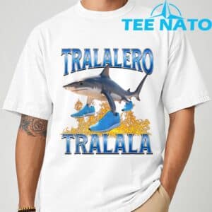 Tralalero Tralala Shark Meme T Shirt 2