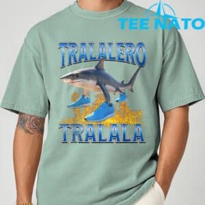 Tralalero Tralala Shark Meme T Shirt 4