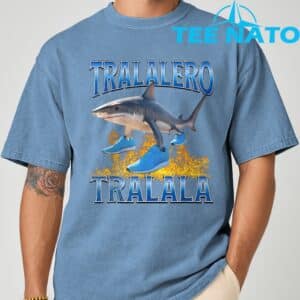 Tralalero Tralala Shark Meme T Shirt 5
