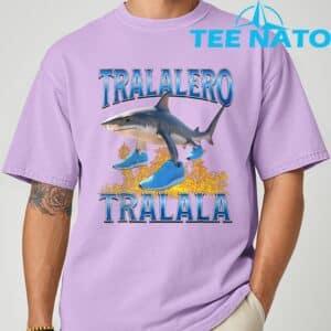 Tralalero Tralala Shark Meme T Shirt 7