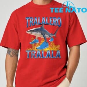 Tralalero Tralala Shark Meme T Shirt 8