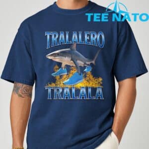 Tralalero Tralala Shark Meme T Shirt 9