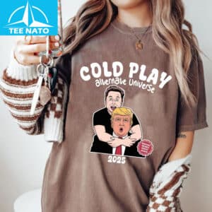 Trump Musk Coldplay Kiss Cam Shirt3