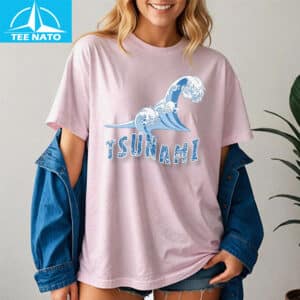 Tsunami Wave Vintage Church Adventure Gear Funny Shirt3