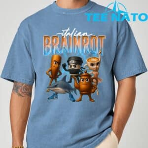 Tung Sahur Ballerina Cappuccino Assassino Tralalero Tralala T Shirt 3