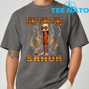 Tung Tung Tung Sahur Brainrot T Shirt 7