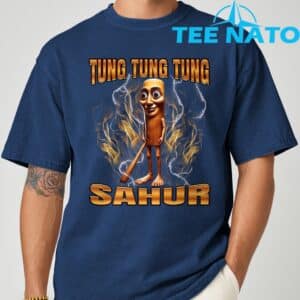 Tung Tung Tung Sahur Brainrot T Shirt 9