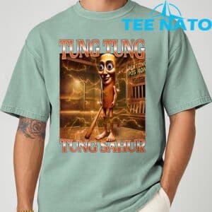 Tung Tung Tung Sahur Funny Brainrot Meme Italian T Shirt 3