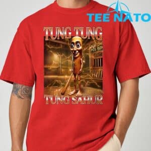 Tung Tung Tung Sahur Funny Brainrot Meme Italian T Shirt 8