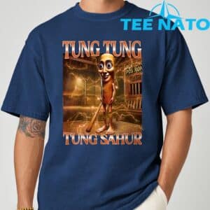 Tung Tung Tung Sahur Funny Brainrot Meme Italian T Shirt 9