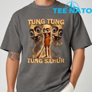 Tung Tung Tung Sahur Is Calling Funny Italian Brainrot T Shirt 4