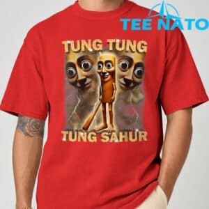 Tung Tung Tung Sahur Is Calling Funny Italian Brainrot T Shirt 8