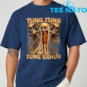 Tung Tung Tung Sahur Is Calling Funny Italian Brainrot T Shirt 9