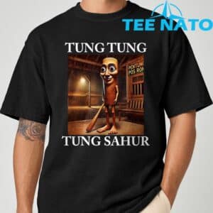 Tung Tung Tung Sahur Italian Brainrot Meme Funny T Shirt 2