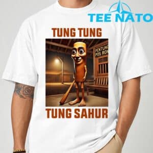 Tung Tung Tung Sahur Italian Brainrot Meme T Shirt 1