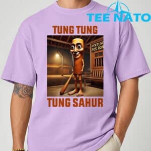 Tung Tung Tung Sahur Italian Brainrot Meme T Shirt 6
