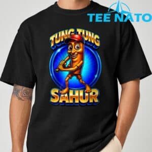Tung Tung Tung Sahur Playing Baseball Brainrot Baseball T Shirt 2