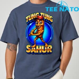 Tung Tung Tung Sahur Playing Baseball Brainrot Baseball T Shirt 5