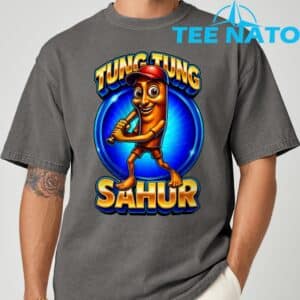 Tung Tung Tung Sahur Playing Baseball Brainrot Baseball T Shirt 7