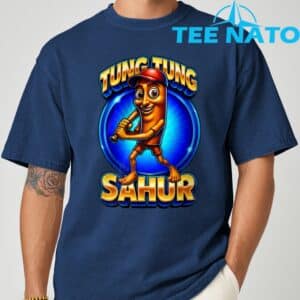 Tung Tung Tung Sahur Playing Baseball Brainrot Baseball T Shirt 9