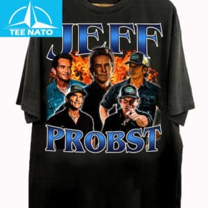 Vintage 90s Bootleg Style Jeff Probst Shirt