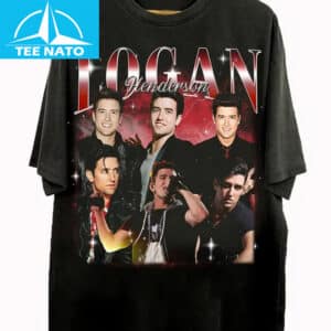 Vintage 90s Bootleg Style Logan Henderson Shirt