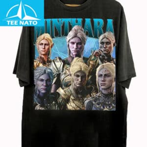 Vintage 90s Bootleg Style Minthara Baldurs Gate 3 Shirt