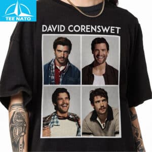Vintage David Corenswet Photo Collage Shirt