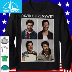 Vintage David Corenswet Photo Collage Shirt2