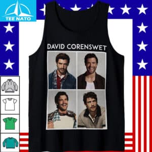Vintage David Corenswet Photo Collage Shirt4
