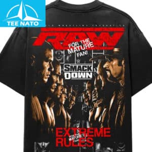 WWE Ruthless Aggression Raw Smackdown Extreme Rules Wrestling Shirt2