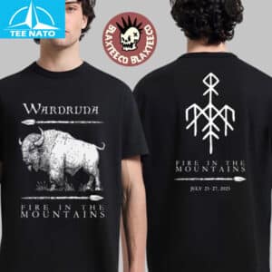 Wardruna Fire In The Mountains July 25 27 2025 Concert Shirt