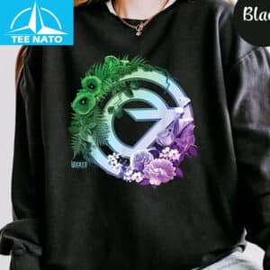 Wicked For Good Oz Logo Floral and Vine Shirt