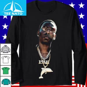 Young Dolph Rapper PRE Dolphin Chain Shirt3