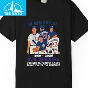 in Memory of 1959 2025 Ryne Sandberg Forever 23 T Shirt