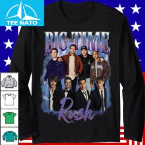 Big Time Rush Tour 2025 Concert Band Shirt2