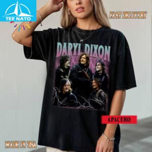 Daryl Dixon The Walking Dead TV Show Vintage Style Shirt