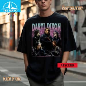 Daryl Dixon The Walking Dead TV Show Vintage Style Shirt2