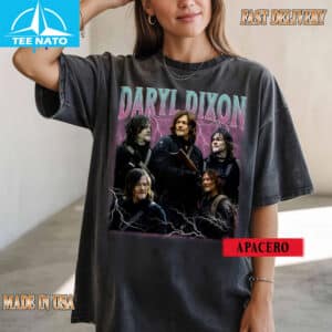 Daryl Dixon The Walking Dead TV Show Vintage Style Shirt4