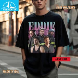 Eddie Diaz 9 1 1 TV Show Firefighter Vintage Style Shirt2