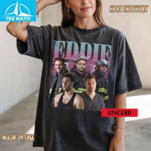 Eddie Diaz 9 1 1 TV Show Firefighter Vintage Style Shirt4