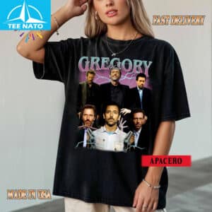 Gregory House MD TV Show Vintage Style Hugh Laurie Shirt
