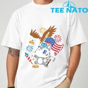 I Put The Tism in Patriotism Athletic Eagle T Shirt 1