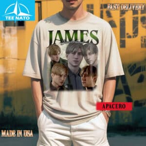 James Sunderland Silent Hill 2 Game Character Vintage Style Shirt2
